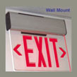 Surface Mount Edge Lit Exit Signs