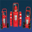Wheeled Dry Chemical Fire Extinguisher by JL Industries