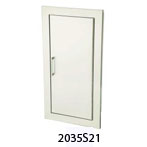 Cosmopolitan Stainless Steel Fire Extinguisher Cabinet by JL Industries