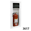 Fire Blanket and Extinguisher Combination Cabinet by JL Industries