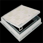 Aluminum Recessed Trough Floor Access Door by  USF